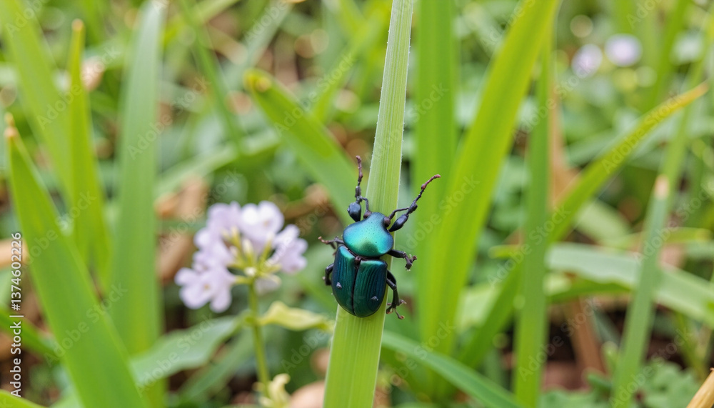 Fototapeta premium Payment terminal on wooden counter in a stylish café