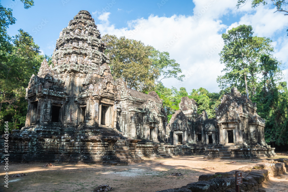 Thommanon and Chow Sai Tevoda Temple, Angkor Wat, ancient temples, Khmer civilization, Cambodia Thommanon and Chow Sai Tevoda Temple, Angkor Wat, ancient temples, Khmer civilization, Cambodia