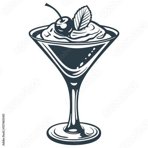 Cosmopolitan cocktail with lime and cherry for summer party. Ping alcochol cocktail for beash bar. Martini or daiquiri with vodka and cranbery for design of menu