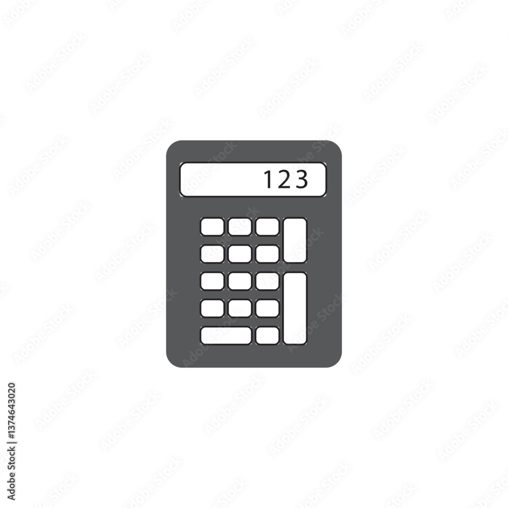 Calculator vector icon. vector illustrator. eps10. Calculator vector icon. vector illustrator. eps10.