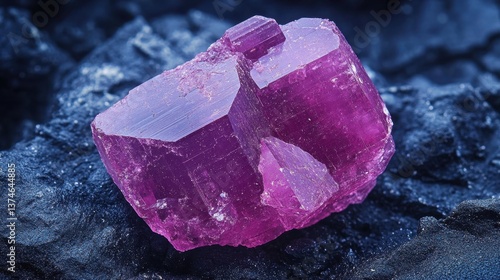 Exploring the vibrant allure of spinel captured in exquisite detail against a deep black backdrop
