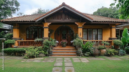 Traditional Houses - Charming images of traditional houses, featuring time-honored designs and materials that reflect the cultural heritage of different regions and eras.