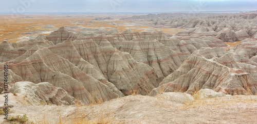 Badlands National Park Rugged Peaks