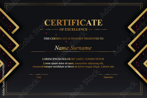Elegant Certificate of Excellence (4)