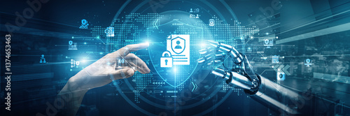 Robot and human collaboration emphasizes data privacy through secure handling of sensitive information, ensuring compliance with privacy laws, protection of personal data, and maintaining individual.