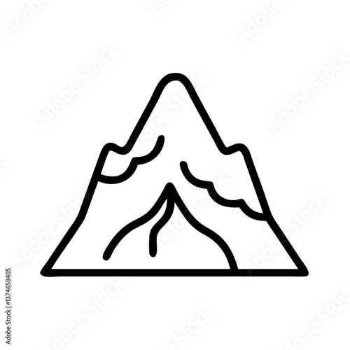 Tree Mountain Icon