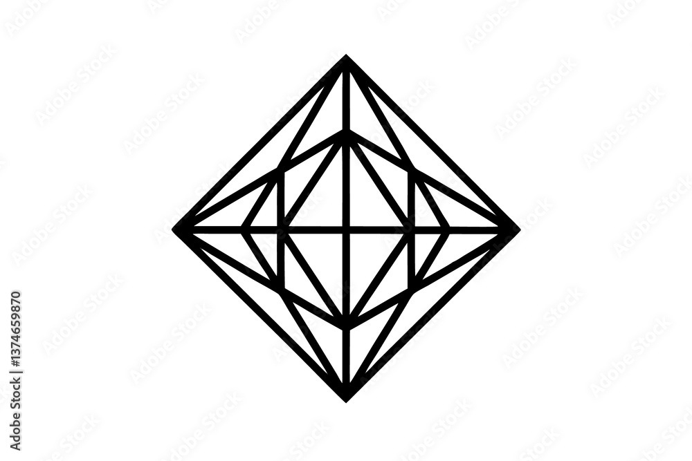 diamond on white background diamond on white background