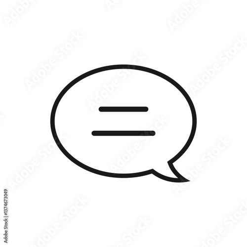  Message icon. Chat, conversation, SMS, comment, text bubble, bubble chat vector illustration.