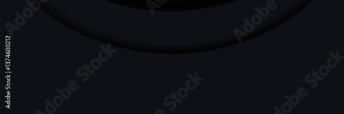 Dark, smooth, flowing curves