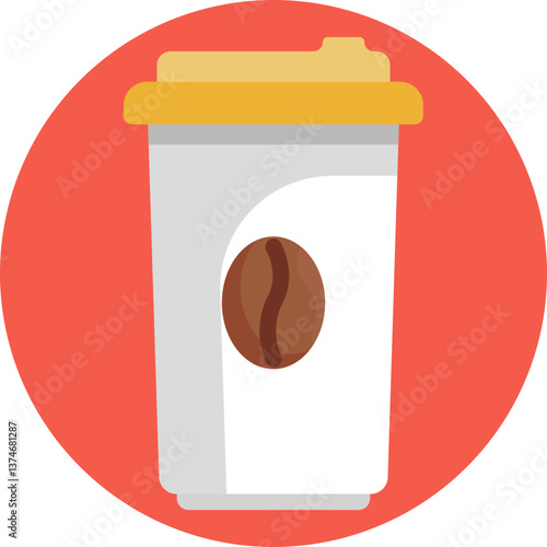A steaming cup of coffee, symbolizing the addictive nature of caffeine consumption.