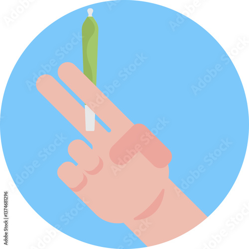 Illustrates addiction risk – Serves as a visual representation of substances associated with addiction, highlighting their potential to cause harmful dependency.