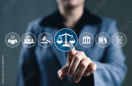 Fotografie Legal Services and Business Law Concept