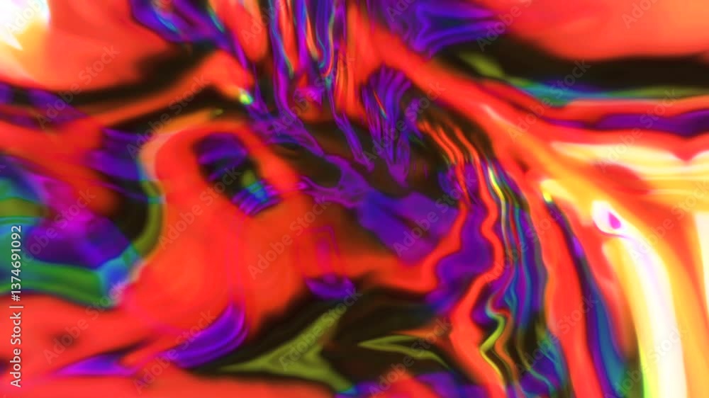 Swirling psychedelic liquid light show background animation. Motion Swirling psychedelic liquid light show background animation. Motion