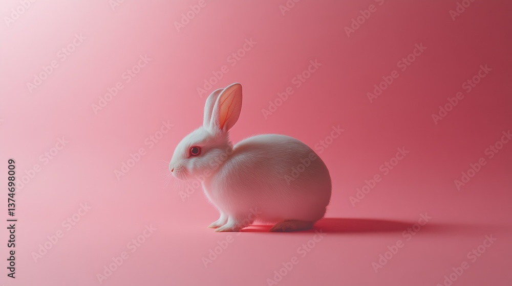 Fototapeta premium An Easter decoration with cool chicken and egg. Easter holiday concept.