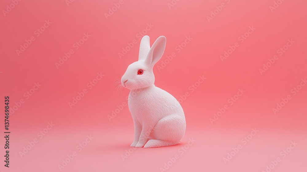 Fototapeta premium An Easter decoration with cool chicken and egg. Easter holiday concept.