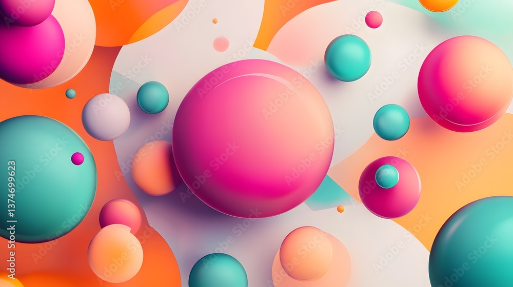 Abstract fluid shapes in glowing gradients and soft color blends Abstract fluid shapes in glowing gradients and soft color blends