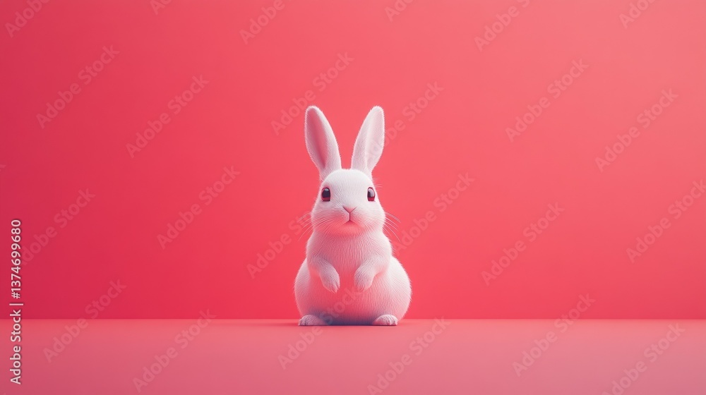 Obraz premium An Easter decoration with cool chicken and egg. Easter holiday concept.