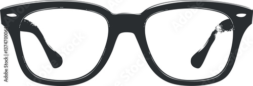 Black classic eyeglasses frames ideal for fashion, vision correction, and eyewear accessories.