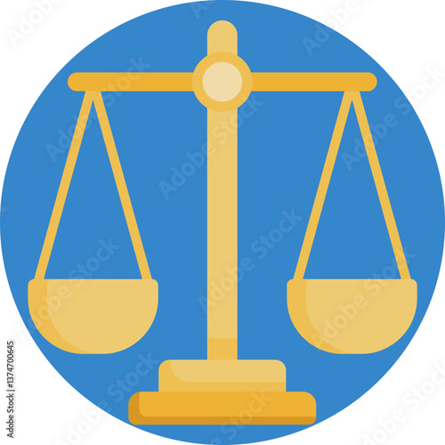 A symbol of fairness and legal integrity, representing the judicial system and its role in ensuring justice within the prison context.