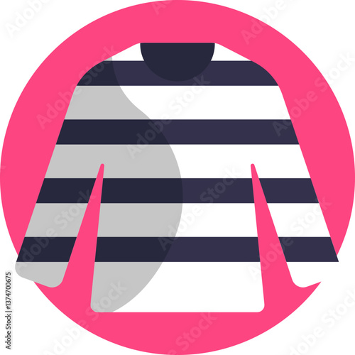 A basic shirt worn as part of a prison uniform, typically in plain colors.