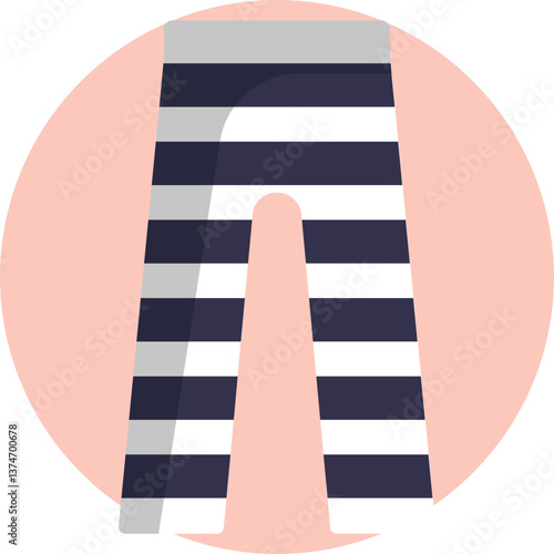 Standard prison attire consisting of pants, typically worn by inmates.