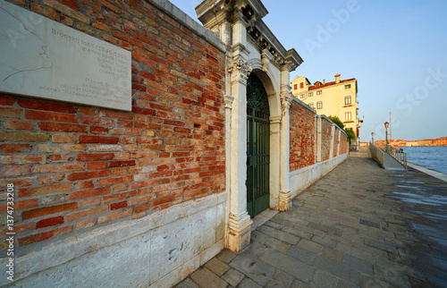 On the city canals, Venice, Italy