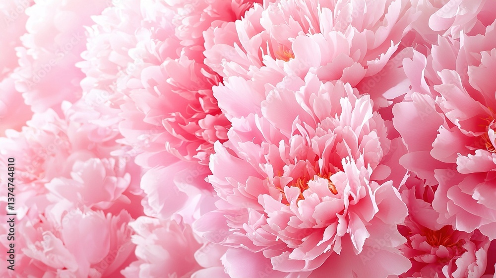 A field full of vibrant pink blooms surrounded by lush greenery A field full of vibrant pink blooms surrounded by lush greenery