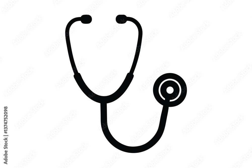 stethoscope on white background stethoscope on white background