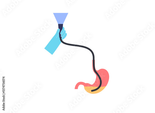 Stomach wash gastric lavage