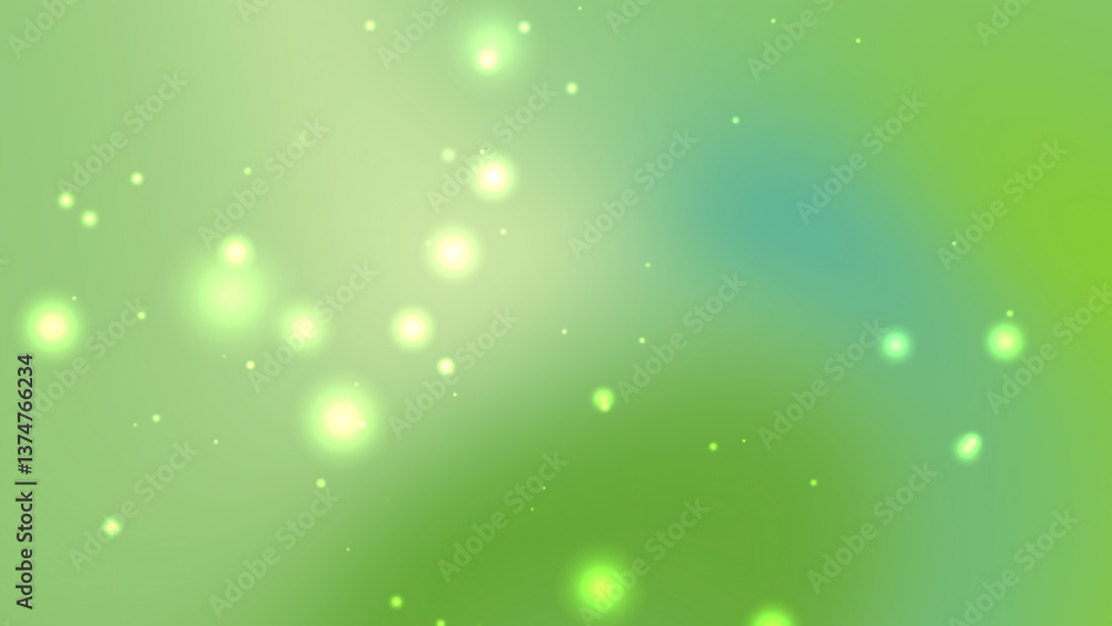 Green gradient earth day background with blurry lights Green gradient earth day background with blurry lights