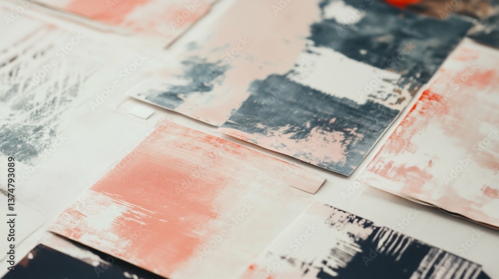 Obraz premium Abstract Composition Suitable for Art Exhibition