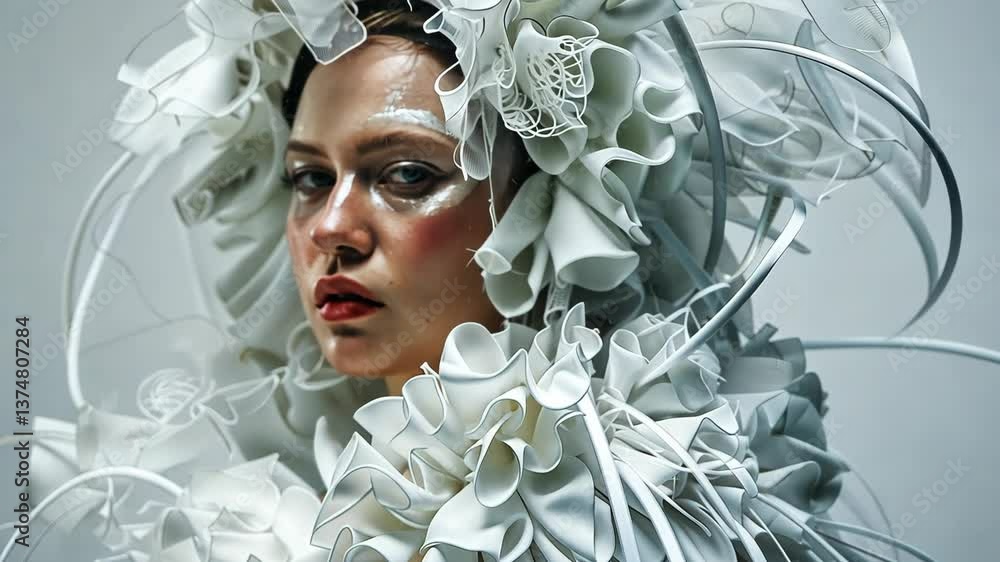 Dutch avant-garde fashion with innovative silhouettes and experimental materials, showcasing the cutting-edge creativity of the Netherlands