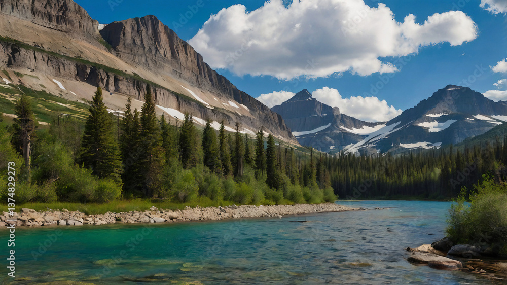 Naklejka premium yosemite national park