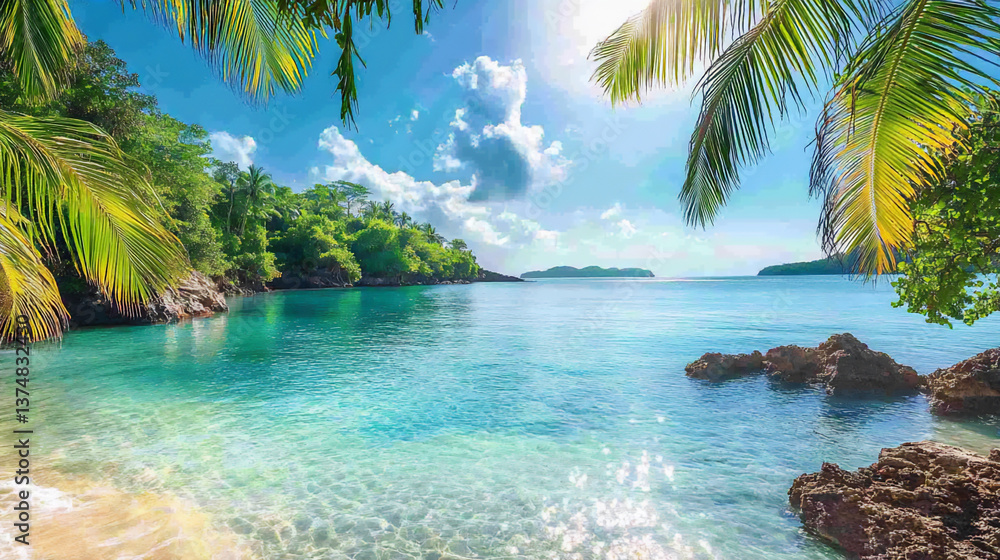 Fototapeta premium travel agency website banner,
