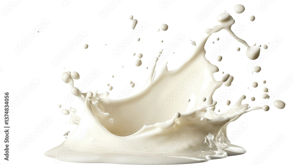 splash of milk on transparent background splash of milk on transparent background