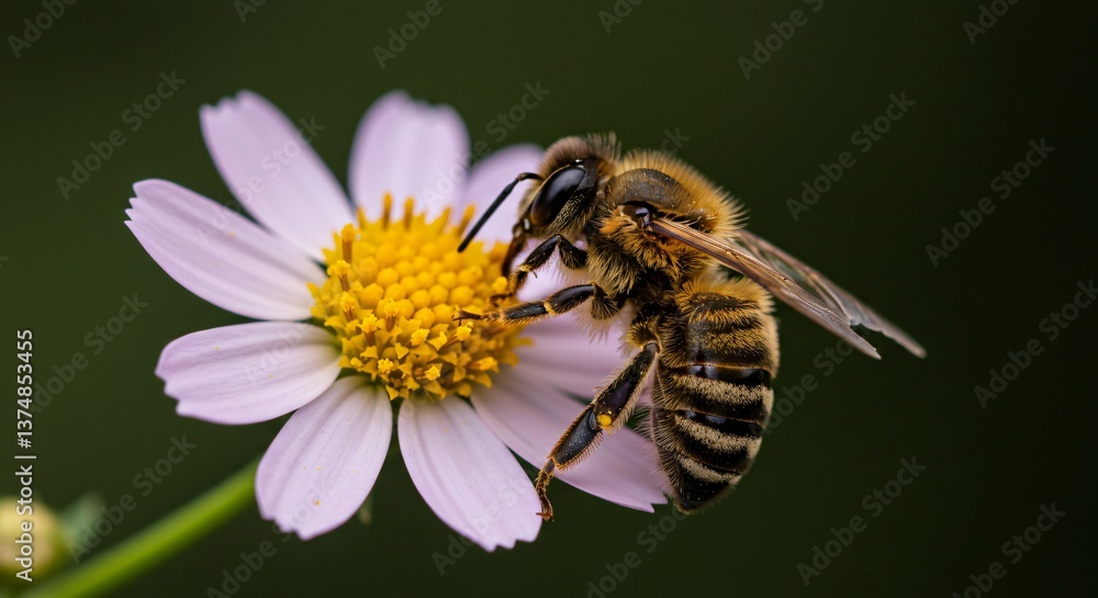 Macro Photography of Honey Bees Collecting Pollen on Daisy Flowers
Macro Photography of Honey Bees Collecting Pollen on Daisy Flowers