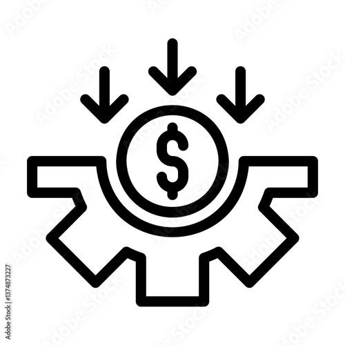 cost effective Line Icon