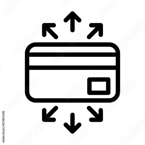 expenditure Line Icon
