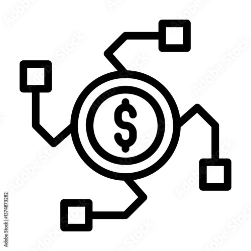 funding Line Icon