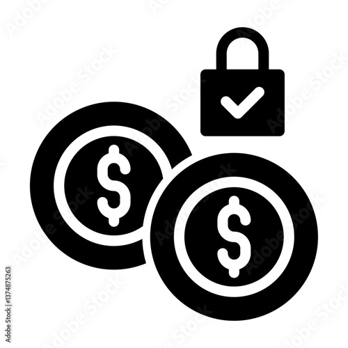 fixed asset Solid icon