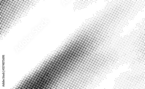 abstract gradient halftone dots background Pop art template texture Vector illustration	
