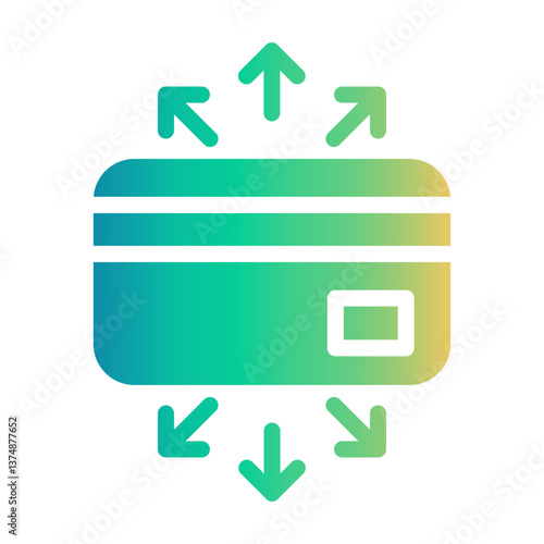 expenditure Gradient icon