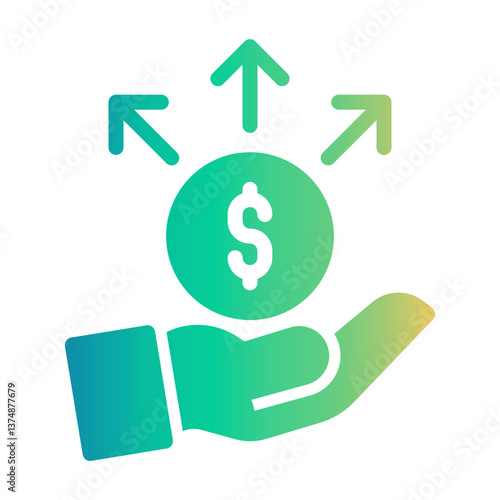 expense Gradient icon