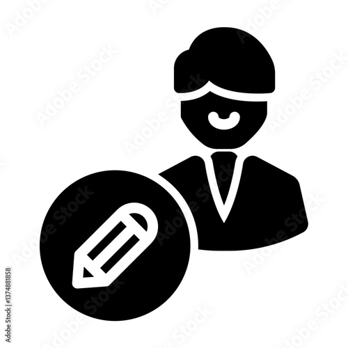 user creative Solid icon