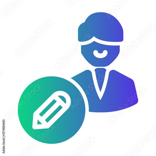 user creative Gradient icon
