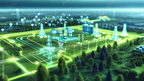 Digital Twin Of Energy Grid Enhancing Efficiency Through Power Demand Prediction, Outage Detection, And Integration Of Renewable Energy Sources.	

