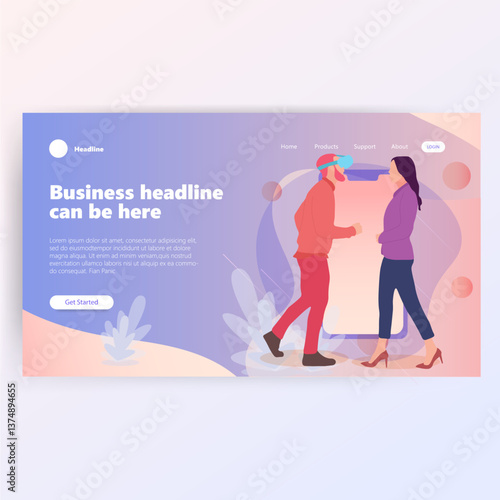 Business Headline Can Be Here.  VR Collaboration
