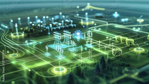 Digital Twin Of Energy Grid Enhancing Efficiency Through Power Demand Prediction, Outage Detection, And Integration Of Renewable Energy Sources.