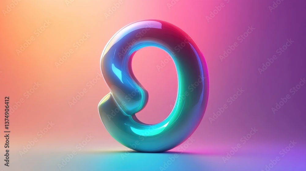 A creative representation of the sum symbol against a gradient background A creative representation of the sum symbol against a gradient background