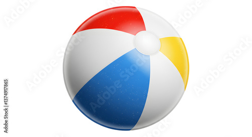 Isolated Beach Ball with Colorful Panels for Summer Fun and Recreation Free Download Isolated Beach Ball with Colorful Panels for Summer Fun and Recreation - GFXLoad
